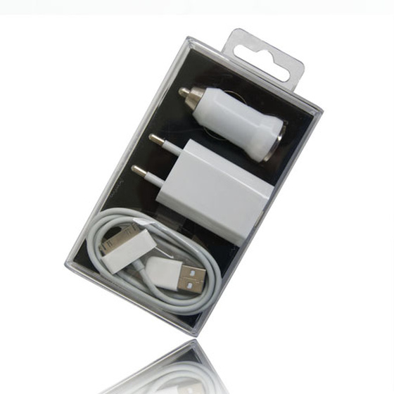 3in1 iPhone 4 4S 3G 3GS Ladeset