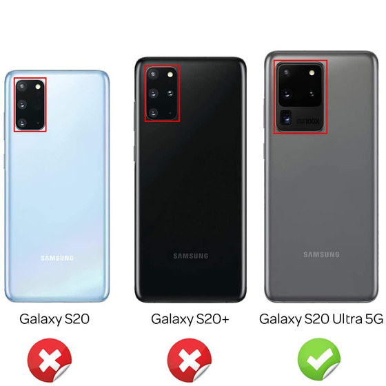 Ultra Dnne Front + Back TPU Hlle fr Samsung Galaxy S20 Ultra Transparent Klar