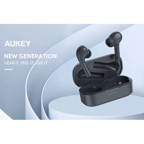 AUKEY Ear Buds Bluetooth Kopfhrer EP-T21S  Mit Ladecase Wasserdicht Noise Canceling