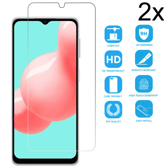 2x Schutzglas fr Samsung Galaxy A34 5G