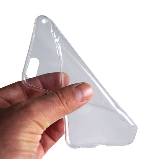 Schutzhlle aus Silikon fr iPhone 6 Plus / 6S Plus  Transparent Lila