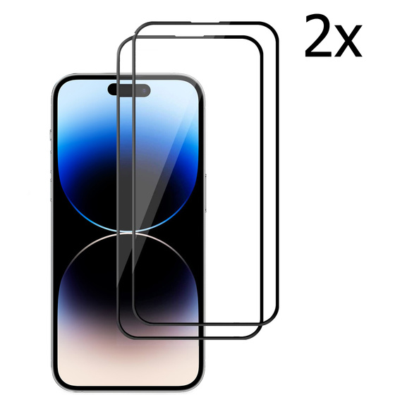 2x 9D Schutzglas fr iPhone 15 Var