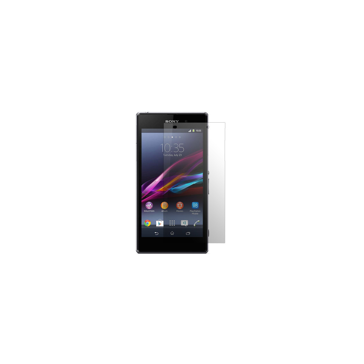 Echt Glas Panzerfolie für Sony Xperia Z1