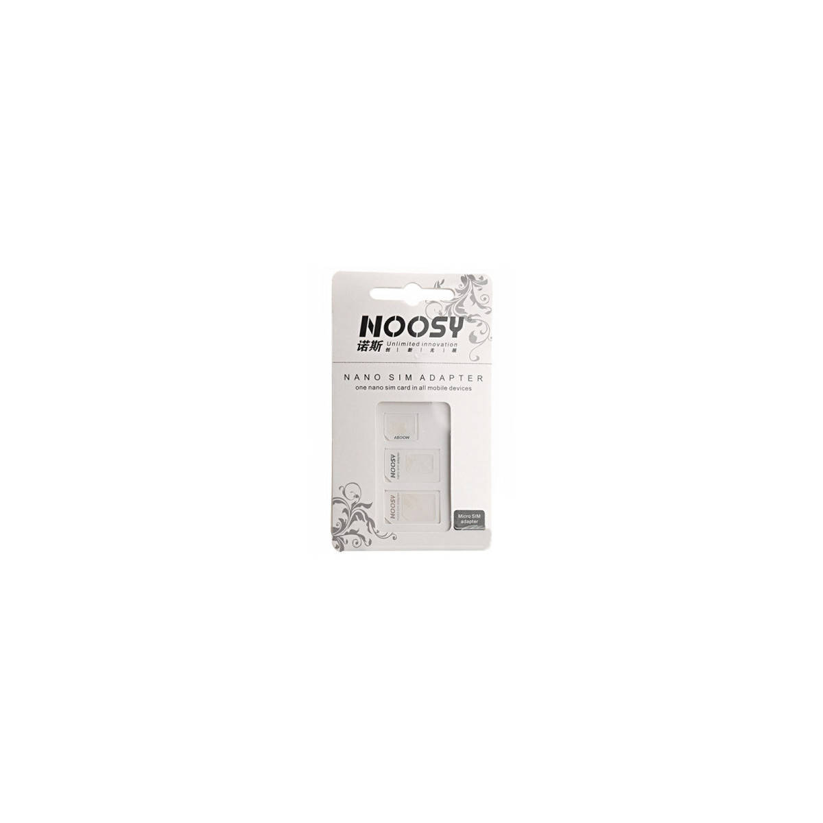 Noosy Nano-SIM Adapter Kit 4 in 1 für iPhone Samsung...