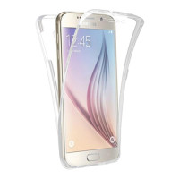 Ultra Dünne Front + Back TPU Hülle für Samsung Galaxy S7 Transparent Klar