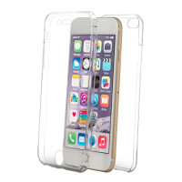 Ultra Dünne Front + Back TPU Hülle für Samsung Galaxy S7 Edge Transparent Klar