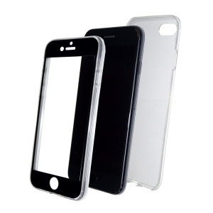 Ultra Dünne 360° Front + Back TPU Hülle für iPhone 6 / 6S Weiß