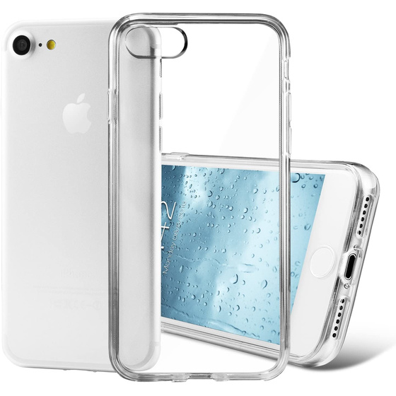Schutzhülle aus Silikon für  iPhone 8 Transparent Klar