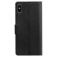 Kunstleder Bookstyle Tasche mit Lasche für iPhone X (10) Türkis
