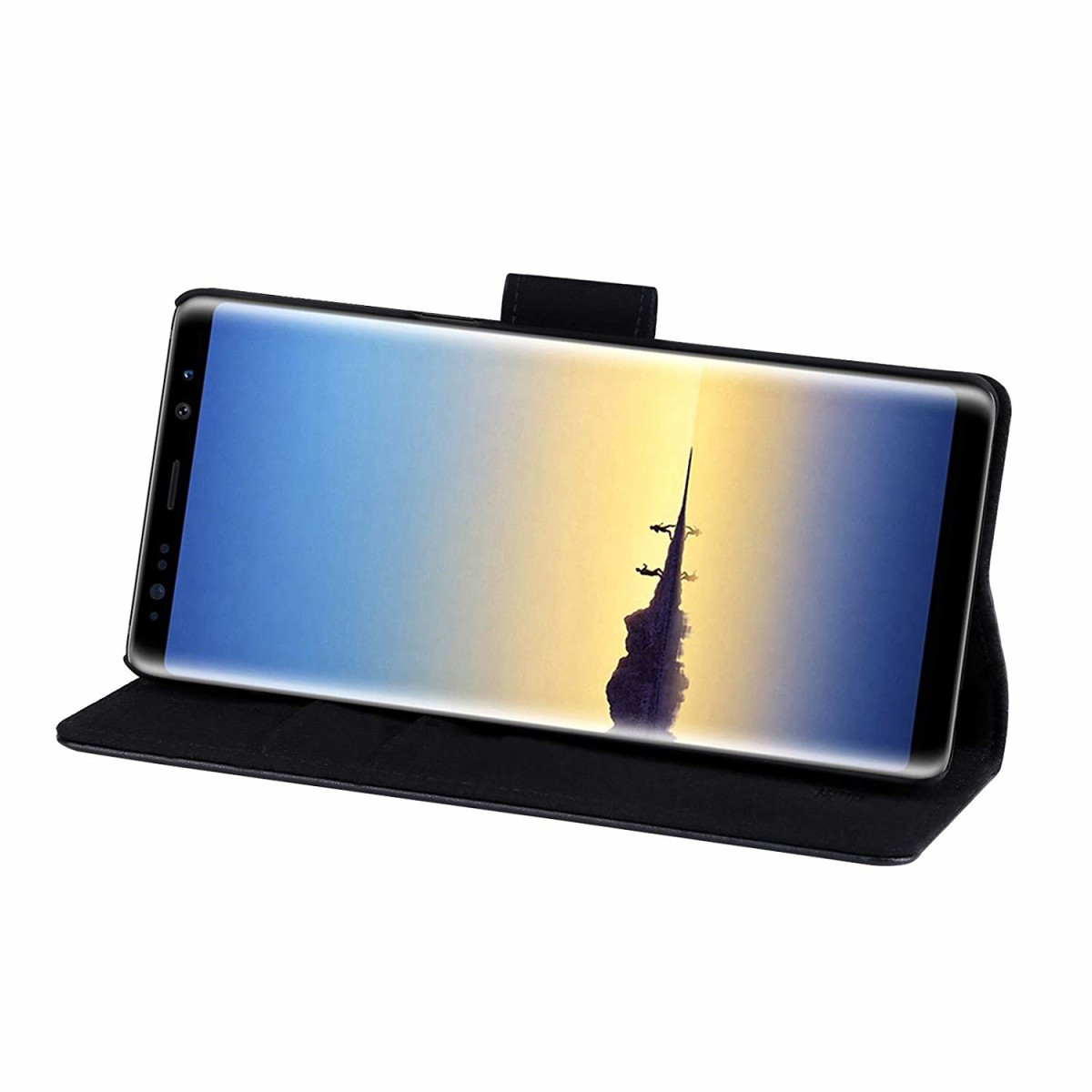 Kunstleder Bookstyle Tasche mit Lasche für Samsung...