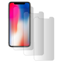 3x Echt Glas Panzerfolie für iPhone X