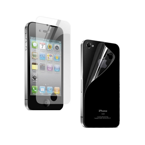 Displayschutzfolie Beidseitig Für iPhone 4/4S Matt