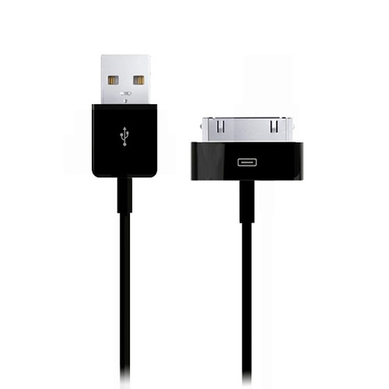 USB-Datenkabel für iPhone 4/4S Schwarz
