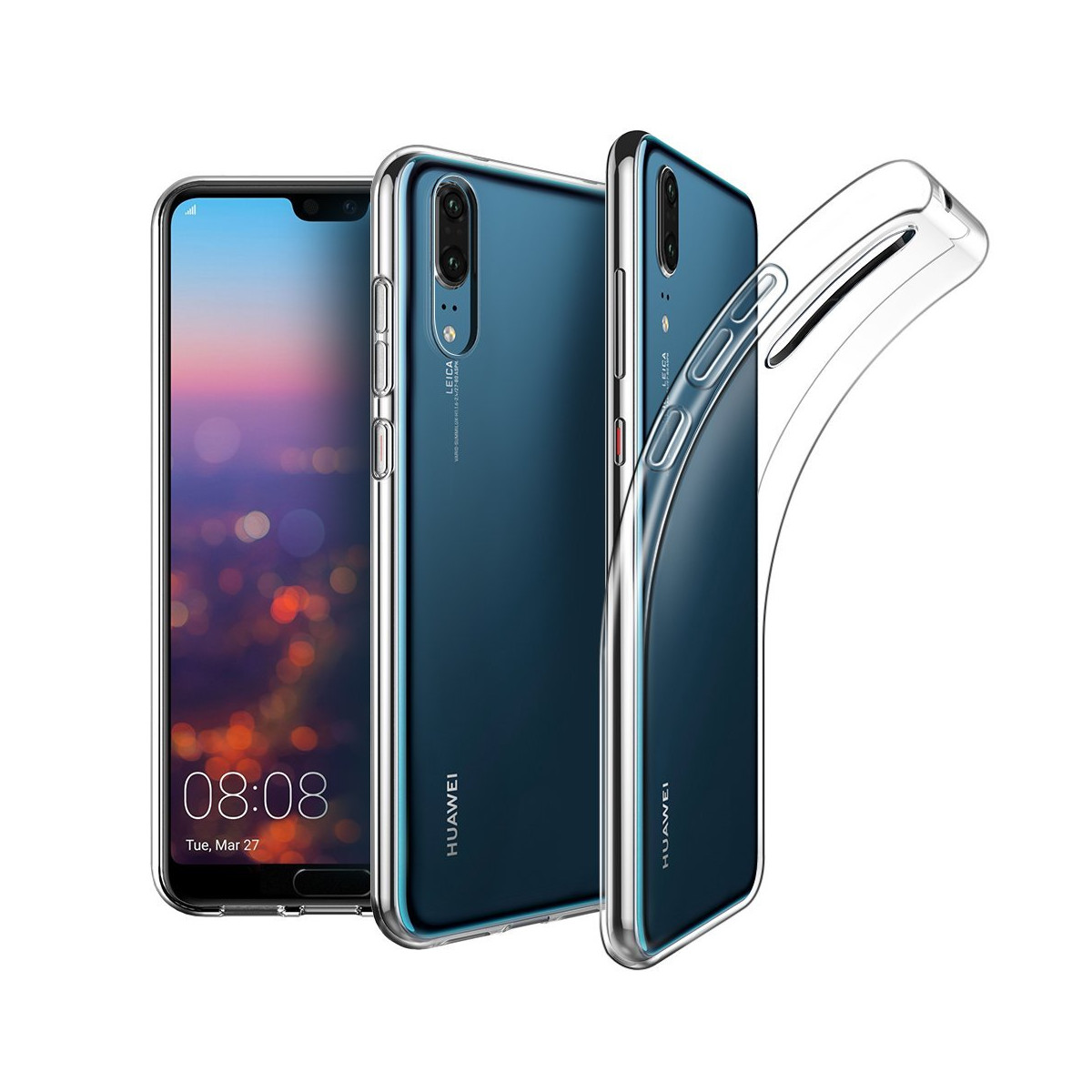 Schutzhülle aus Silikon für Huawei P20 Pro