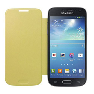Original Samsung Flip Cover EF-FI919BZEGWW für Samsung S4 Mini Gelb