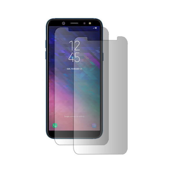 2x Echt Glas Panzerfolie für Samsung Galaxy A6+ 2018