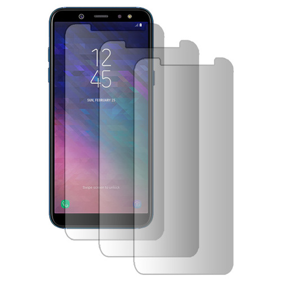 3x Echt Glas Panzerfolie fr Samsung Galaxy A6+ 2018