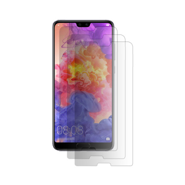 3x Echt Glas Panzerfolie für Huawei P20 Pro