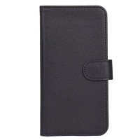 Kunstleder Bookstyle Tasche mit Lasche für Huawei P20 Lite in Schwarz