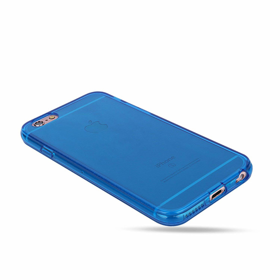 Phoneparts Beneficial Silikon Case für iPhone 6 / 6S || Transparente Gummi Schutz Hülle in Blau