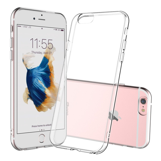 Phoneparts Beneficial Silikon Case für iPhone 6 Plus + / 6S Plus + || Transparente Gummi Schutz Hülle Clear Case