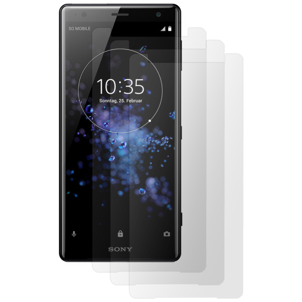3x Panzerglas für Sony Xperia XZ2