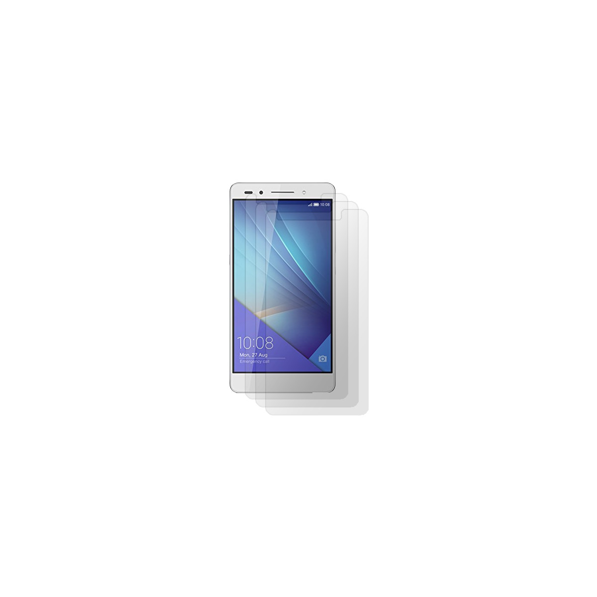 3x Echt Glas Panzerfolie für Honor 7