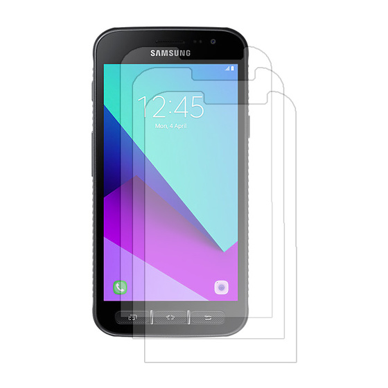 3x Echt Glas Panzerfolie für Samsung Galaxy Xcover 4 / 4s