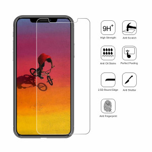 2x Echt Glas Panzerfolie für iPhone Xs