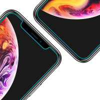 2x Echt Glas Panzerfolie für iPhone Xs
