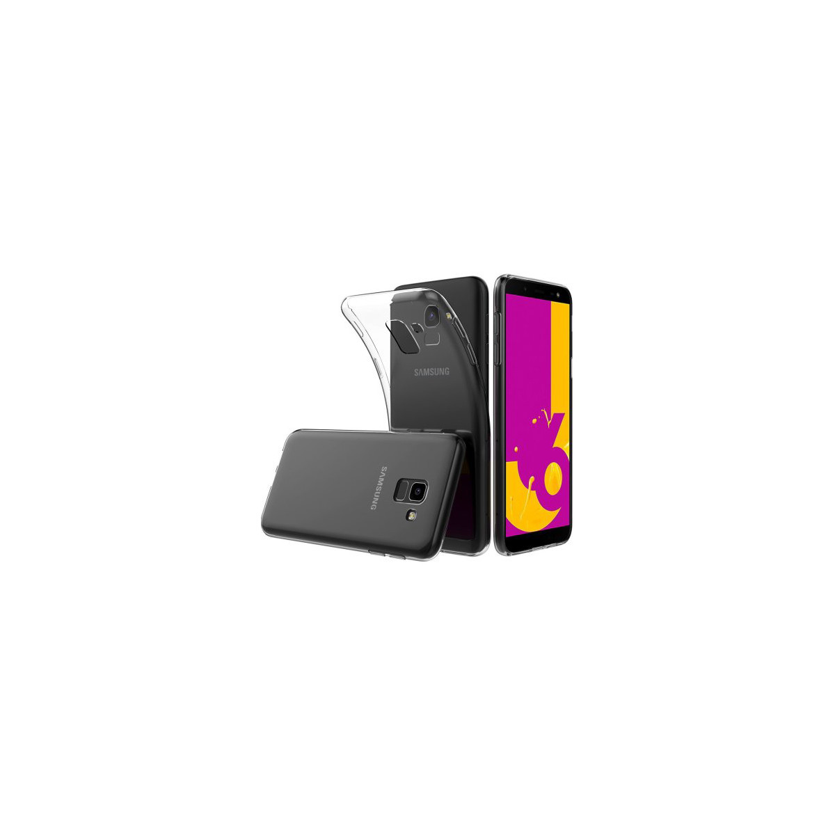 Schutzhülle aus Silikon für Samsung Galaxy J6