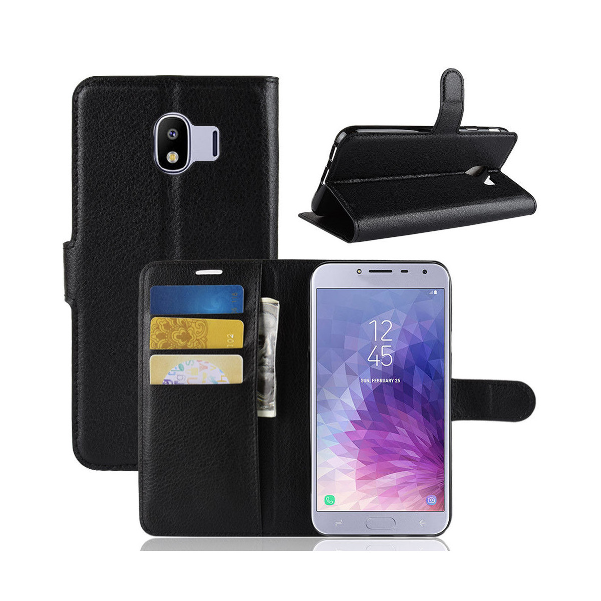Kunstleder Bookstyle Tasche mit Lasche für Samsung...