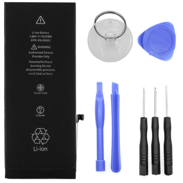 iPhone Akku Batterie + Reparaturset 6S Plus