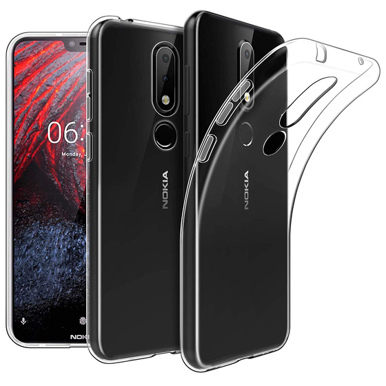 Schutzhlle aus Silikon fr Nokia 6.1 Plus / X6 2018