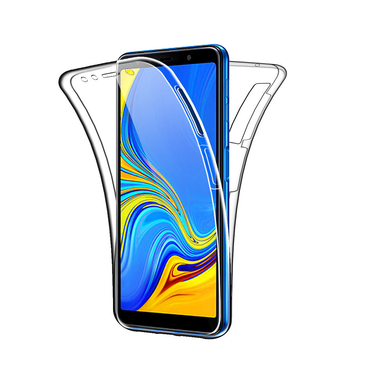 Ultra Dünne 360° Front + Back TPU Hülle...