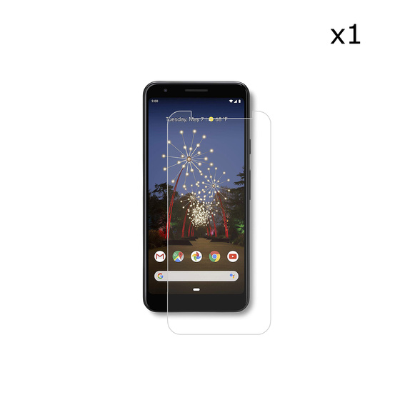 x1 Echt Glas Displayschutz Folie für Google Pixel 3a