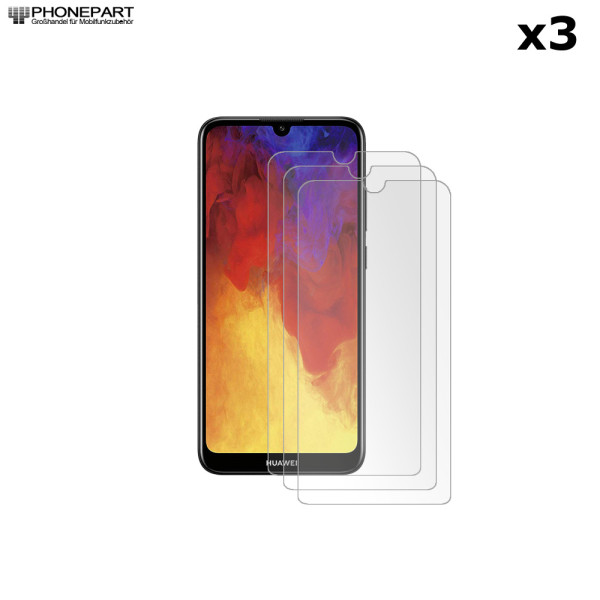 3x Schutzglas für Huawei Y6 2019
