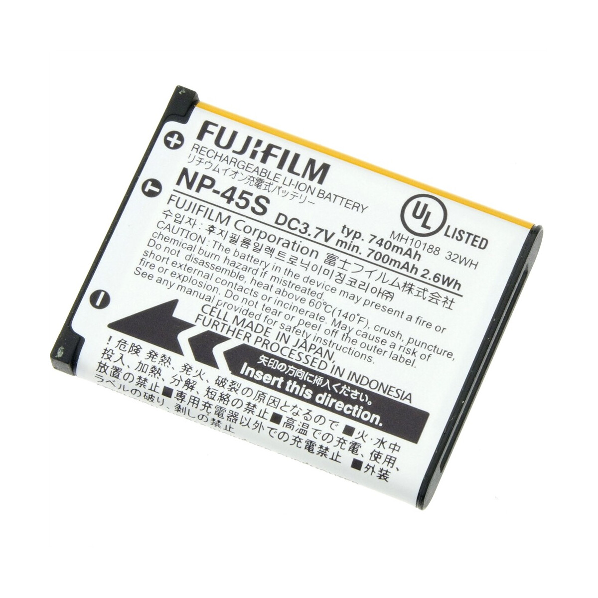 Original Fujifilm NP-45S Akku 740mAh 3,7V für FinePix X