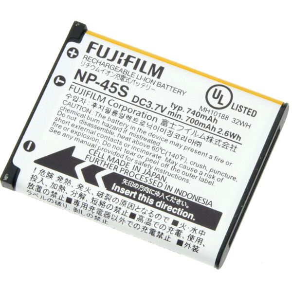 Original Fujifilm NP-45S Akku 740mAh 3,7V für FinePix XP JX JZ JV Z