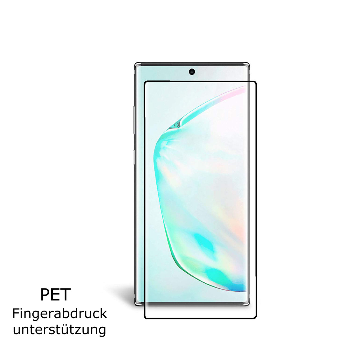 3D PET Displayschutzfolie für Samsung Galaxy Note 10...