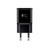 Original Samsung Schnellladegerät EP-TA20EWE + ECB-DU4AWE Ladekabel in Schwarz Netzteil