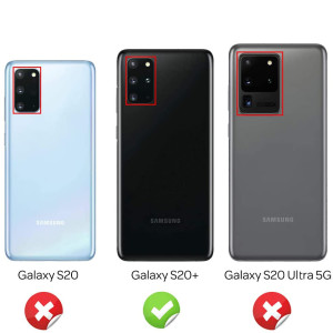 Ultra Dünne Front + Back TPU Hülle für Samsung Galaxy S20+ PlusTransparent Klar