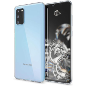 Ultra Dünne Front + Back TPU Hülle für Samsung Galaxy S20+ PlusTransparent Klar