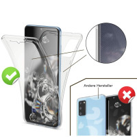 Ultra Dünne Front + Back TPU Hülle für Samsung Galaxy S20+ PlusTransparent Klar