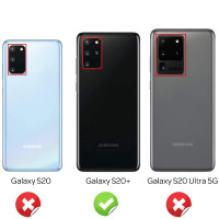 Ultra Dünne Front + Back TPU Hülle für Samsung Galaxy S20+ PlusTransparent Klar