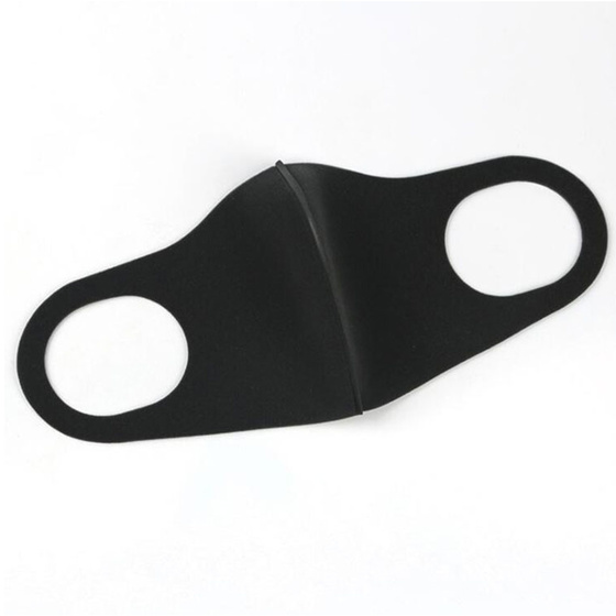 Atemschutzmaske aus Stoff in Schwarz 