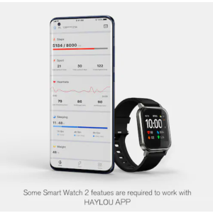 Haylou Smartwatch 2 in Schwarz