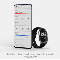 Haylou Smartwatch 2 in Schwarz