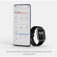 Haylou Smartwatch 2 in Schwarz
