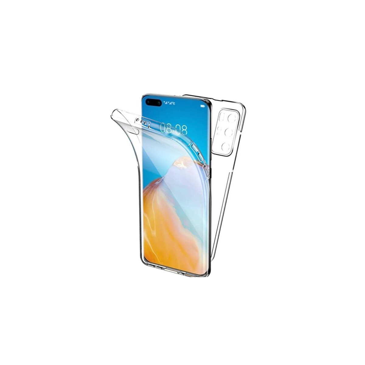 Ultra Dünne 360° Front + Back TPU Hülle f&uuml